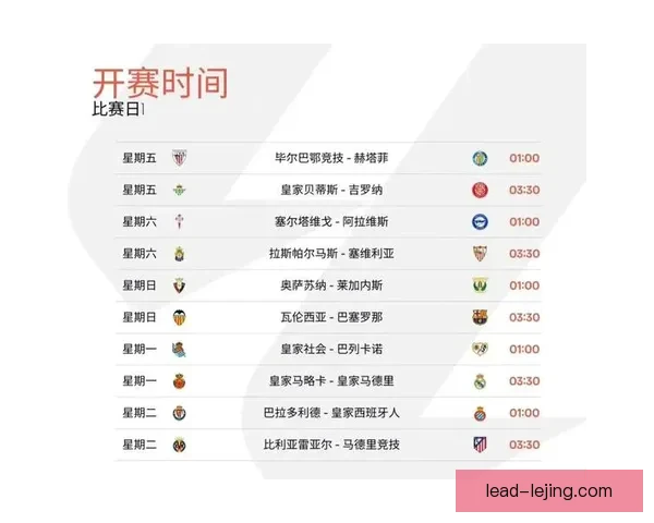 西甲最新赛程全解析球队对阵时间与赛果一览表